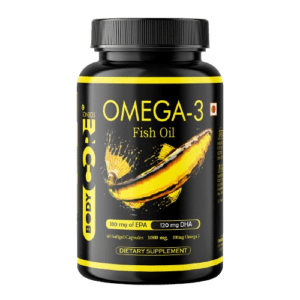 Omega-3 Fish Oil Capsules bottle front