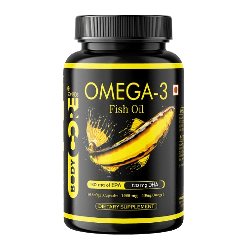 Omega-3 Fish Oil Capsules bottle front