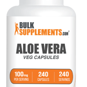 Bulksupplement aloe vera extract bottle
