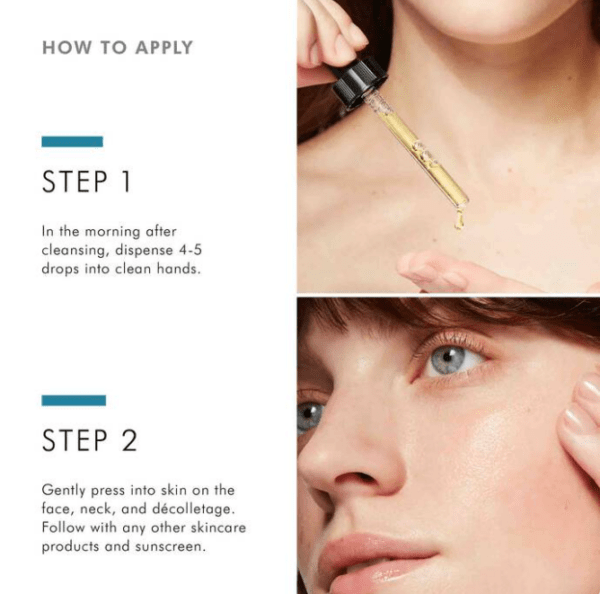 Advanced Vitamin C Serum with Ferulic Acid how to use steps