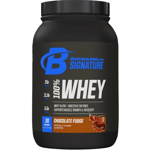 signature whey protein bottle