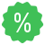 Best discount percentage