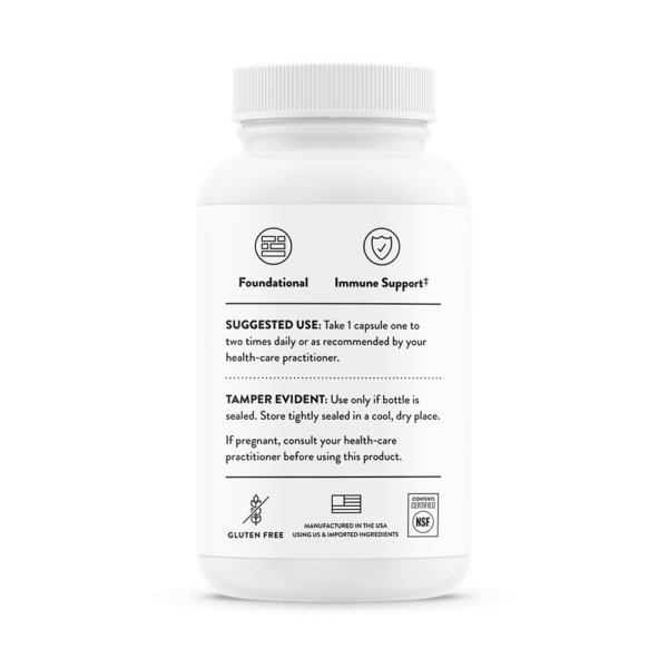 Zinc picolinate bottle backside